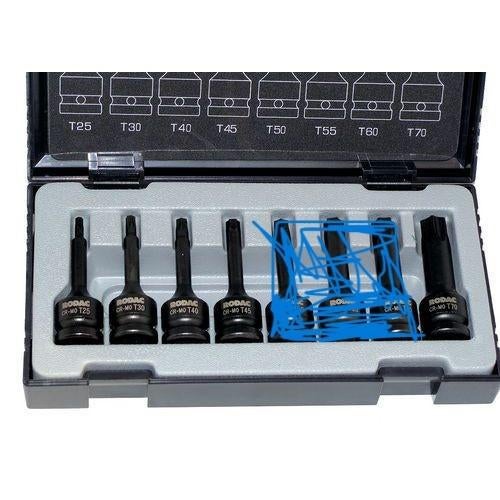 setje rodac krachtdoppen torx nieuw, Auto diversen, Autogereedschap, Ophalen of Verzenden, Nieuw