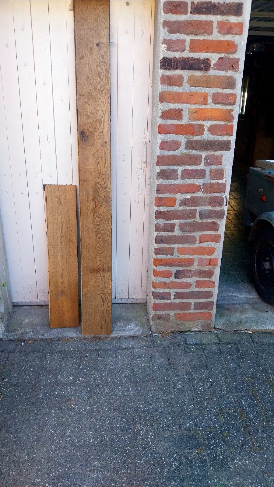 eiken vloerplanken, Ophalen of Verzenden, Gebruikt