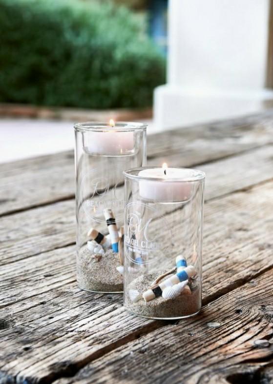 Riviera maison beach  fillable Votive  set 30%, Ophalen, Nieuw, Overige materialen, Minder dan 25 cm
