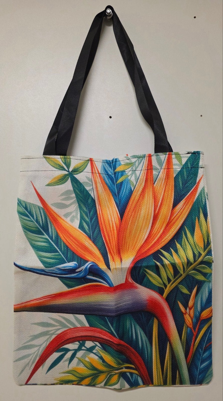 Nieuwe tas " STRELITZIA " paradijsvogelbloem, Ophalen of Verzenden, Nieuw, Overige kleuren, Schoudertasje