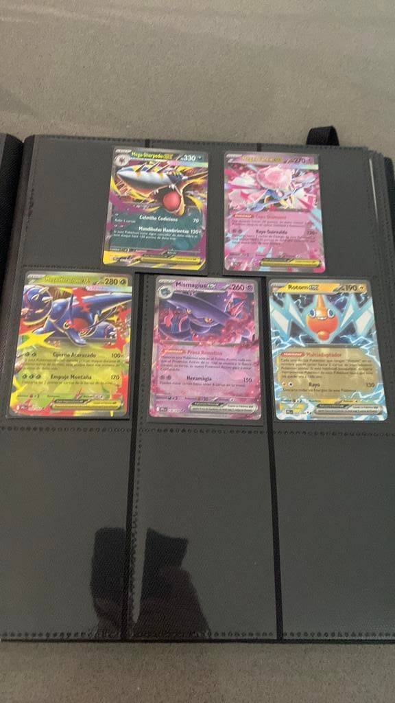 5 fantasmal flames pokemon kaarten (spaans), Verzenden, Zo goed als nieuw, Losse kaart, Foil