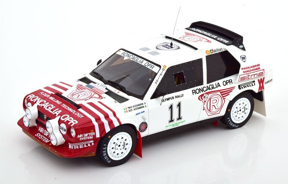 Ottomobile 1:18 Lancia Delta S4 #11 Alessandrini Olympus, Ophalen of Verzenden, Nieuw, Auto, OttOMobile