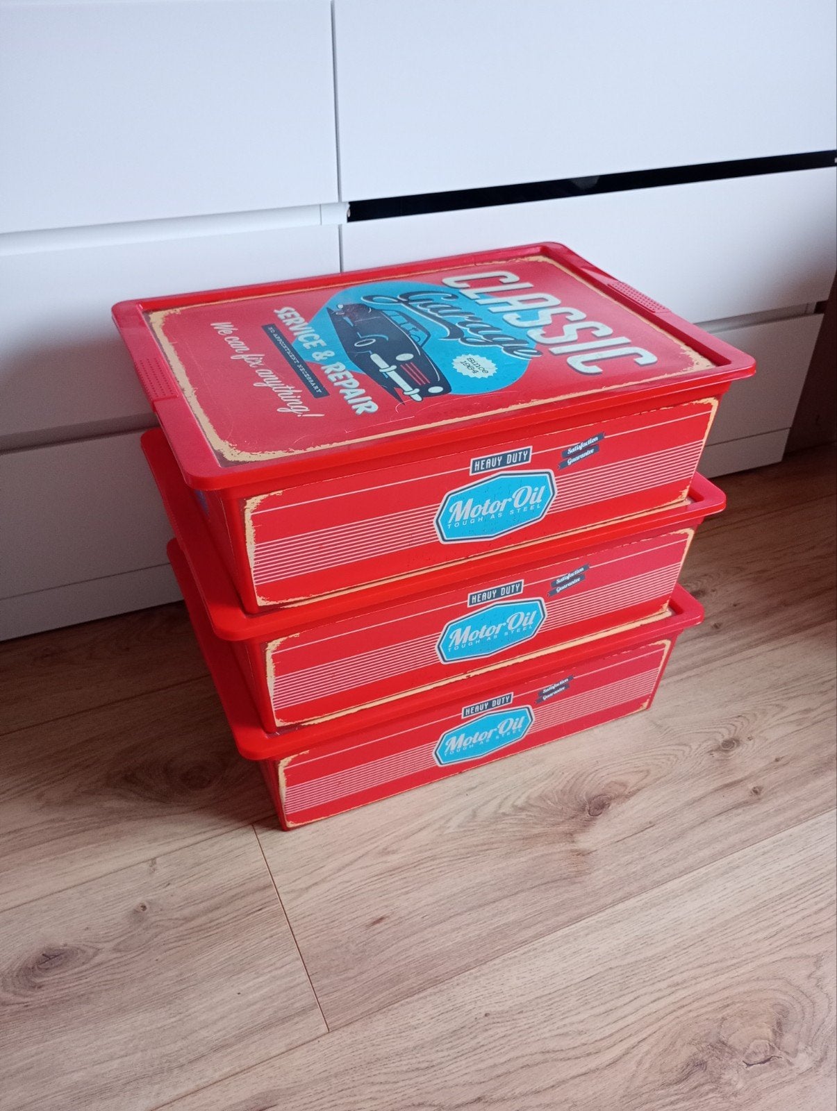 3 opbergkratten speelgoed, Ophalen, Zo goed als nieuw, Jongen of Meisje