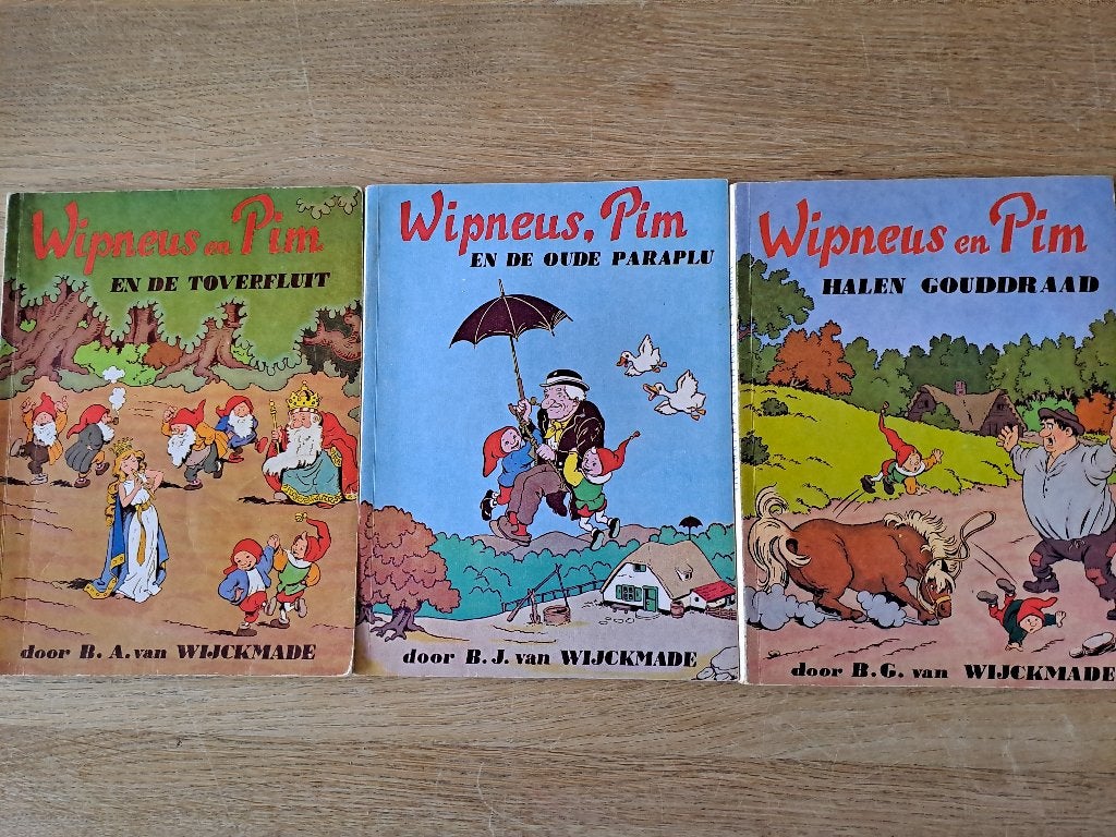 WIPNEUS EN PIM. 3 BOEKJES. B.G. VAN WIJCKMADE., Boeken, Ophalen of Verzenden, Gelezen, B.G. van Wijckmade, Fictie algemeen