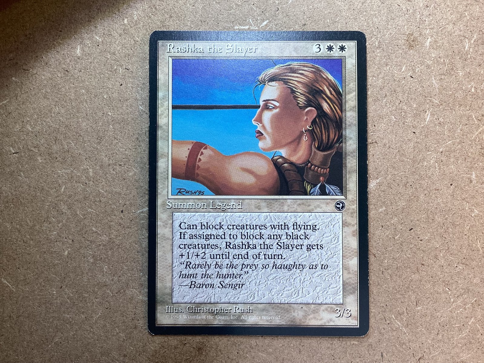 1x Rashka the Slayer (Good), Ophalen of Verzenden, Gebruikt, Losse kaart