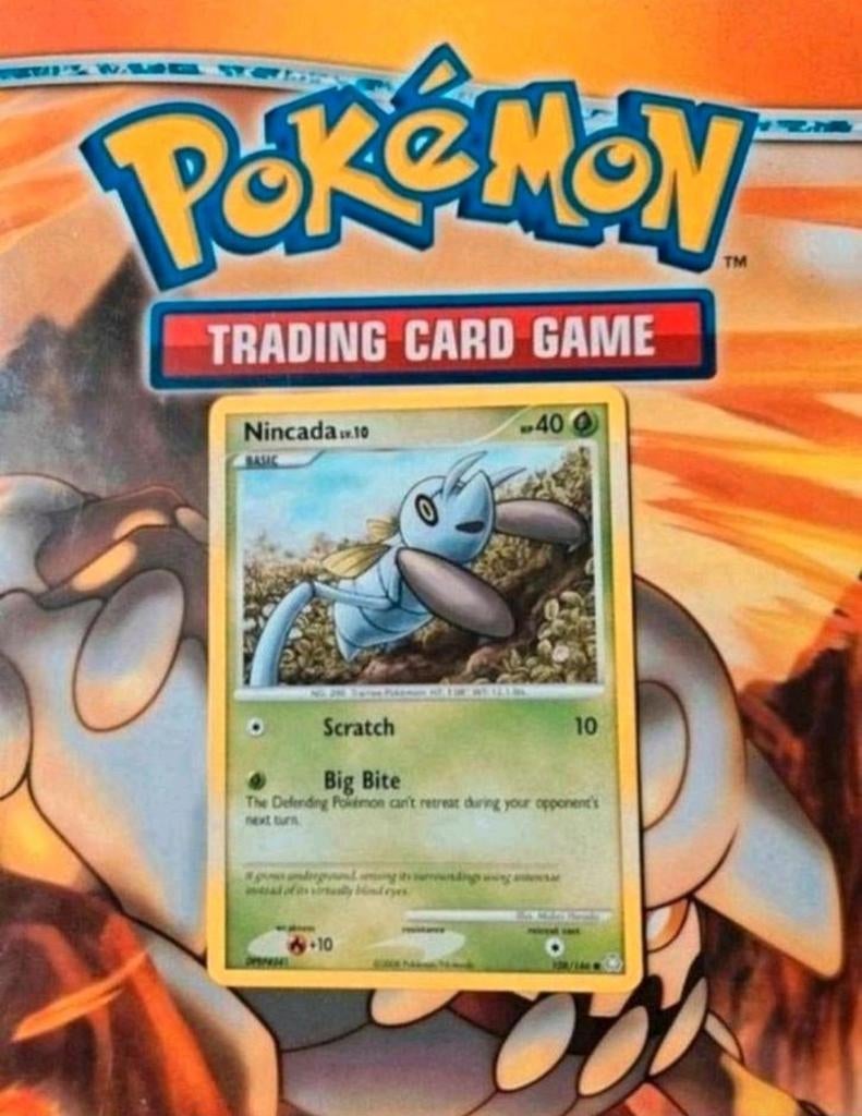 Nincada 108/146 DP Legends Awakened Pokemon kaart, Ophalen of Verzenden, Gebruikt, Losse kaart