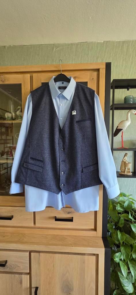 Heren Gilet Grote Maten - Stijlvol & Comfortabel, Onbekend, Blauw, Overige maten, Ophalen of Verzenden