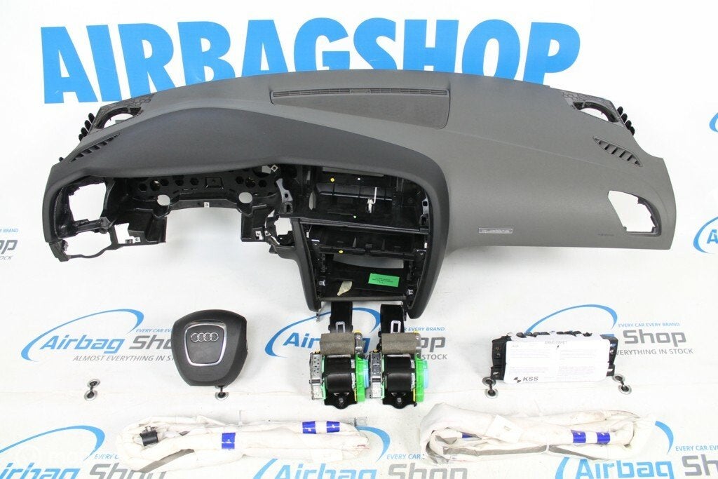 Airbag set Dashboard grijs dak airbag Audi A5 (2007-2016), Gebruikt, Ophalen of Verzenden