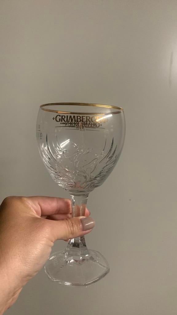 Grimbergen glazen (10), Verzamelen, Ophalen of Verzenden, Zo goed als nieuw, Glas of Glazen, Overige merken