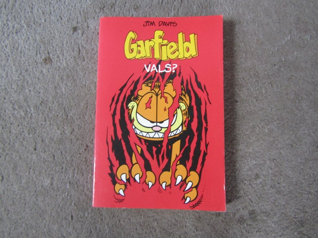 Boek: Garfield vals?, Eén stripboek, Ophalen of Verzenden, Gelezen, Jim Davis