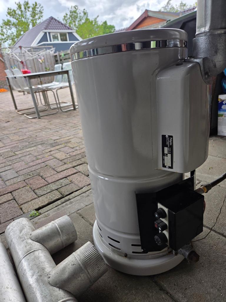 Pelgrim Bambino 46 T Aardgas Gaskachel - Vrijstaand, Gebruikt, Gas, Ophalen of Verzenden, Vrijstaand
