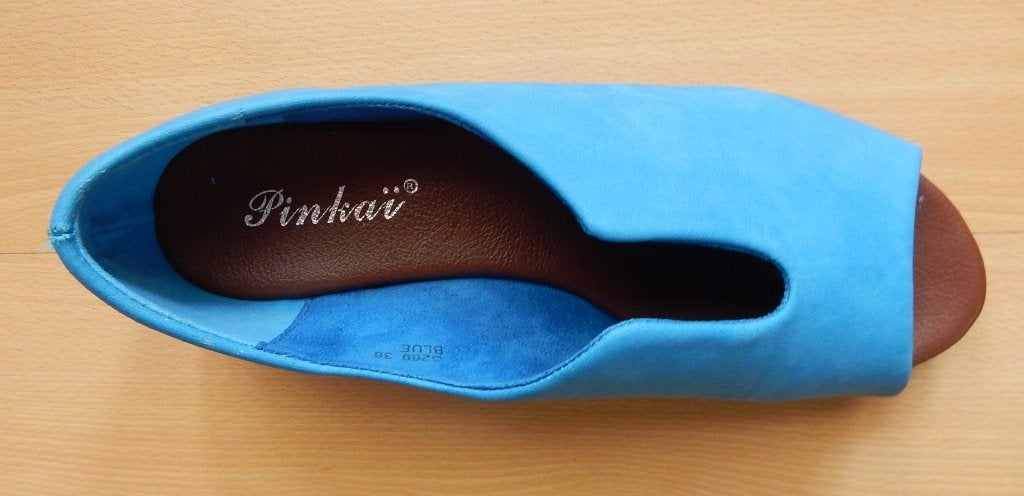 dames schoen maat 36, Ophalen, Blauw, Sandalen of Muiltjes, Zo goed als nieuw
