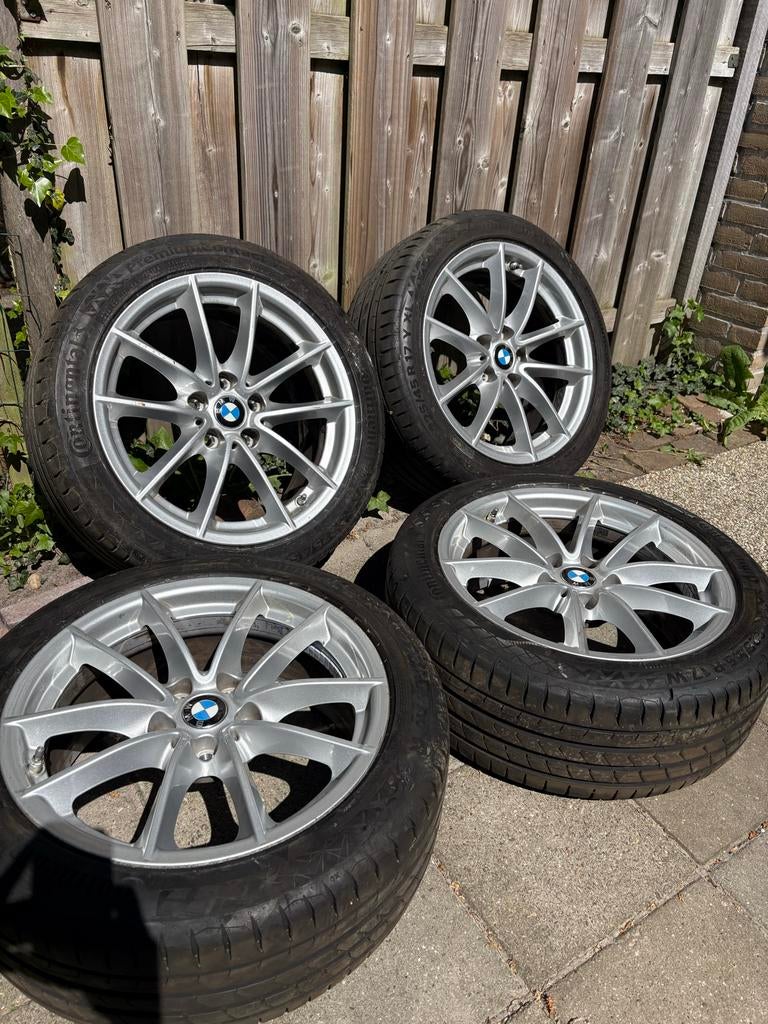 BMW velgen17 inch 5x112 Continental PremiumContact 7, Ophalen, Gebruikt