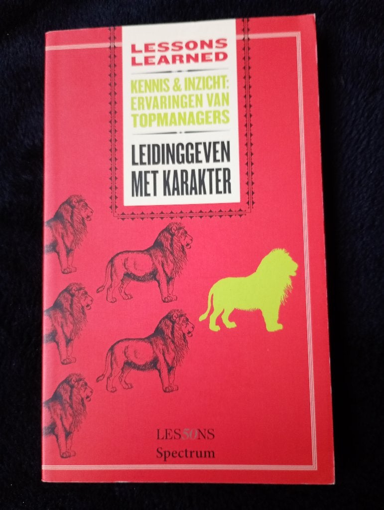 Leidinggeven met karakter, Ophalen of Verzenden, Alpha, Gelezen, HBO