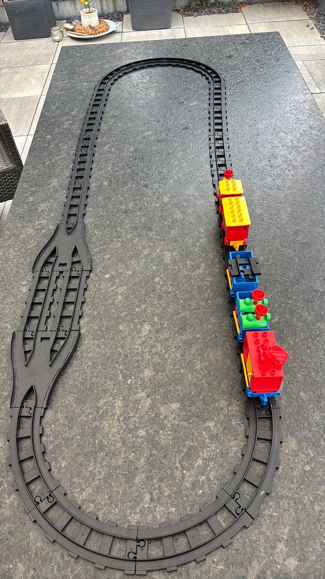 Duplo trein en rails, Ophalen, Gebruikt