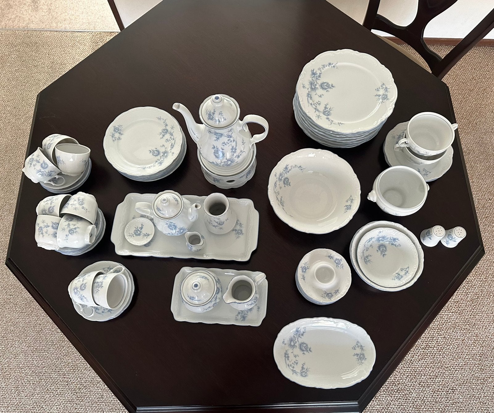 Vintage Mitterteich Bavaria koffie-, thee en dinerservies, Antiek en Kunst, Ophalen