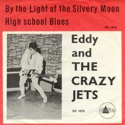 Eddy & Crazy Jets - By the light of the silvery moon - 1964, Fotohoes, 7 inch, Ophalen of Verzenden, Zo goed als nieuw