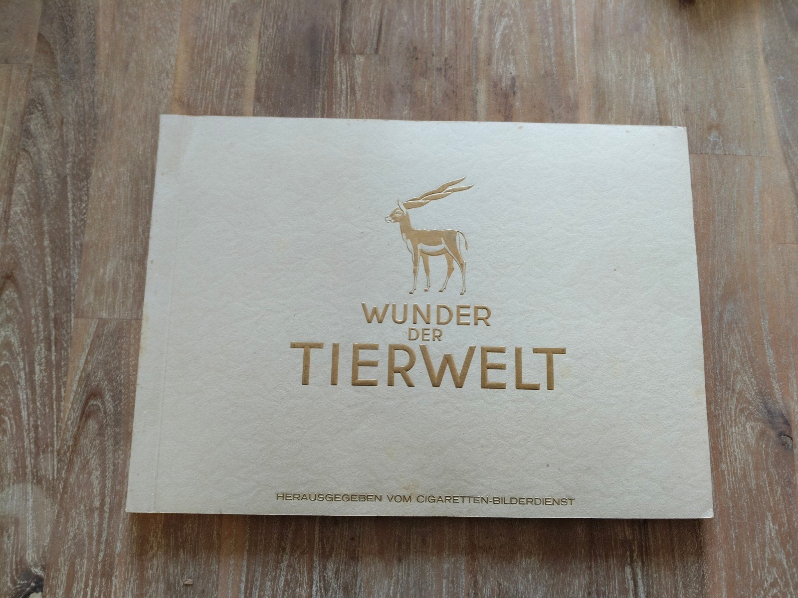 Wunder der Tierwelt Saugetiere plaatjes album 1933, Verzenden, Gelezen, Plaatjesalbum