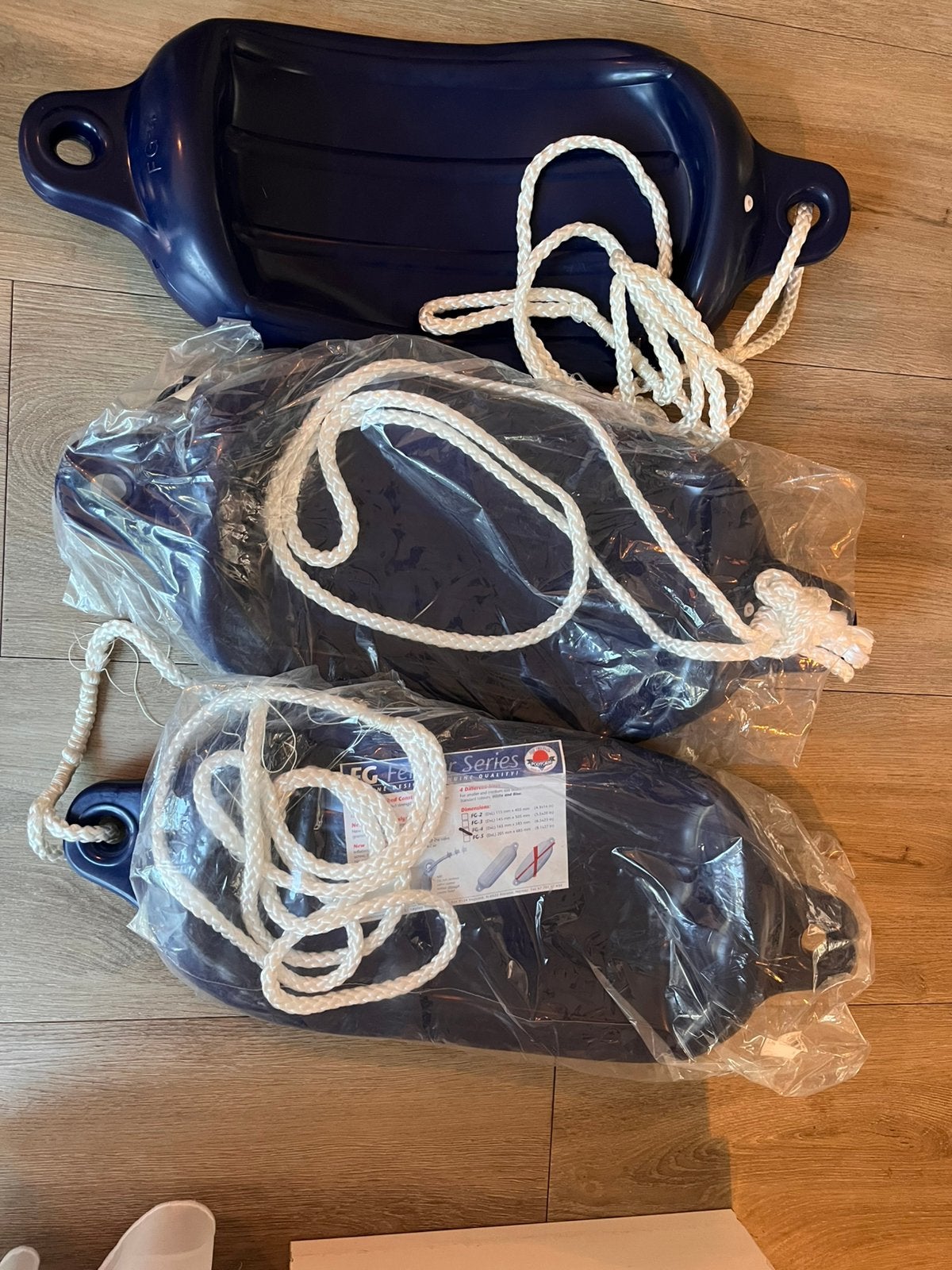 Stootwillen 3 stuks donkerblauw, Ophalen, Nieuw, Overige typen
