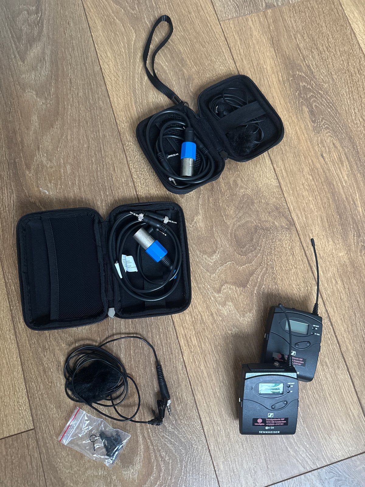 Sennheiser ew G4 z. ontvanger + 2 lavalier mics & kabels, Muziek en Instrumenten, Ophalen, Zo goed als nieuw, Overige typen, Draadloos