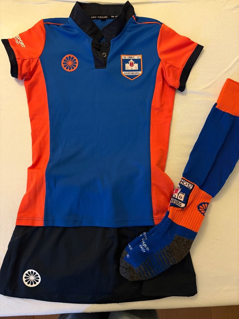 Hockey tenue meisjes HMHC Saxenburg, Sport en Fitness, Ophalen, Zo goed als nieuw, Kleding