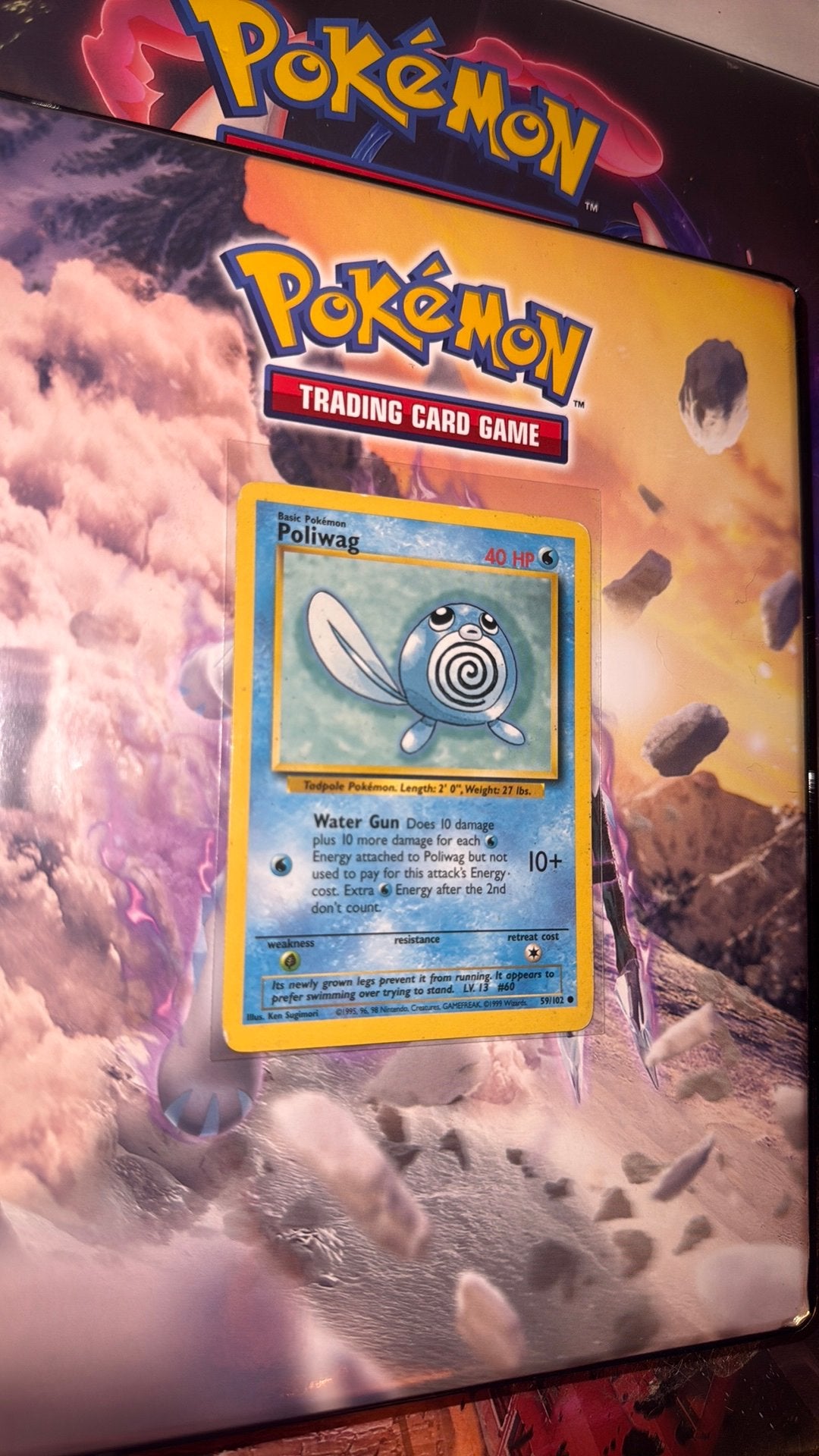 Poliwag 59/102 base set, Ophalen of Verzenden, Zo goed als nieuw