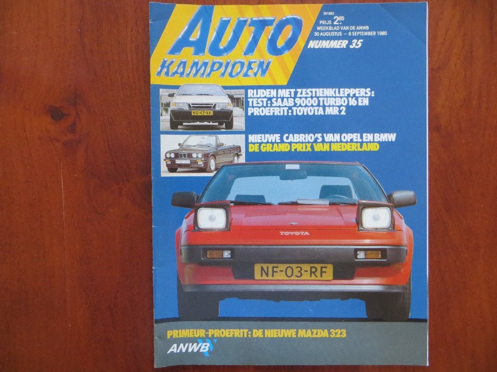 Autokampioen 35 1985 Toyota MR2, Saab 9000 Turbo 16, Ophalen of Verzenden, Nieuw, Toyota