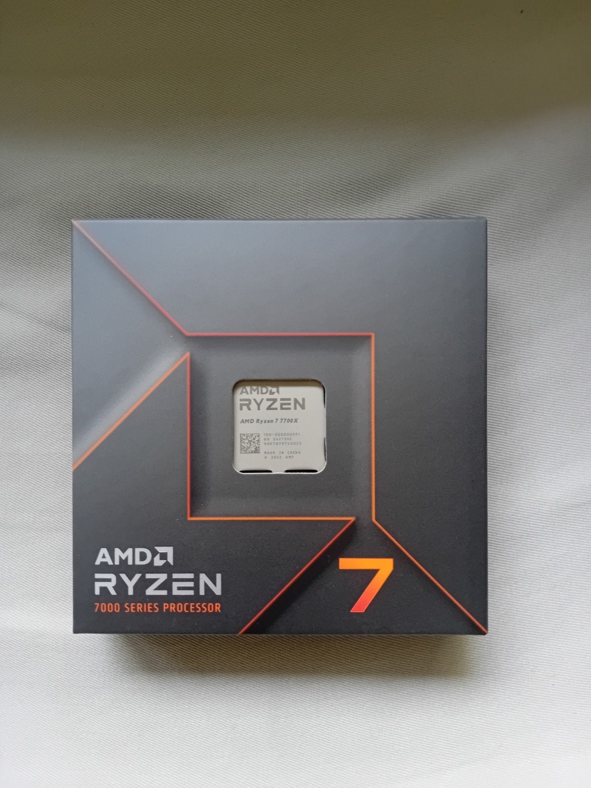 AMD Ryzen 7 7700x, Computers en Software, Processors, 8-core, Verzenden, Zo goed als nieuw, AMD Ryzen 7