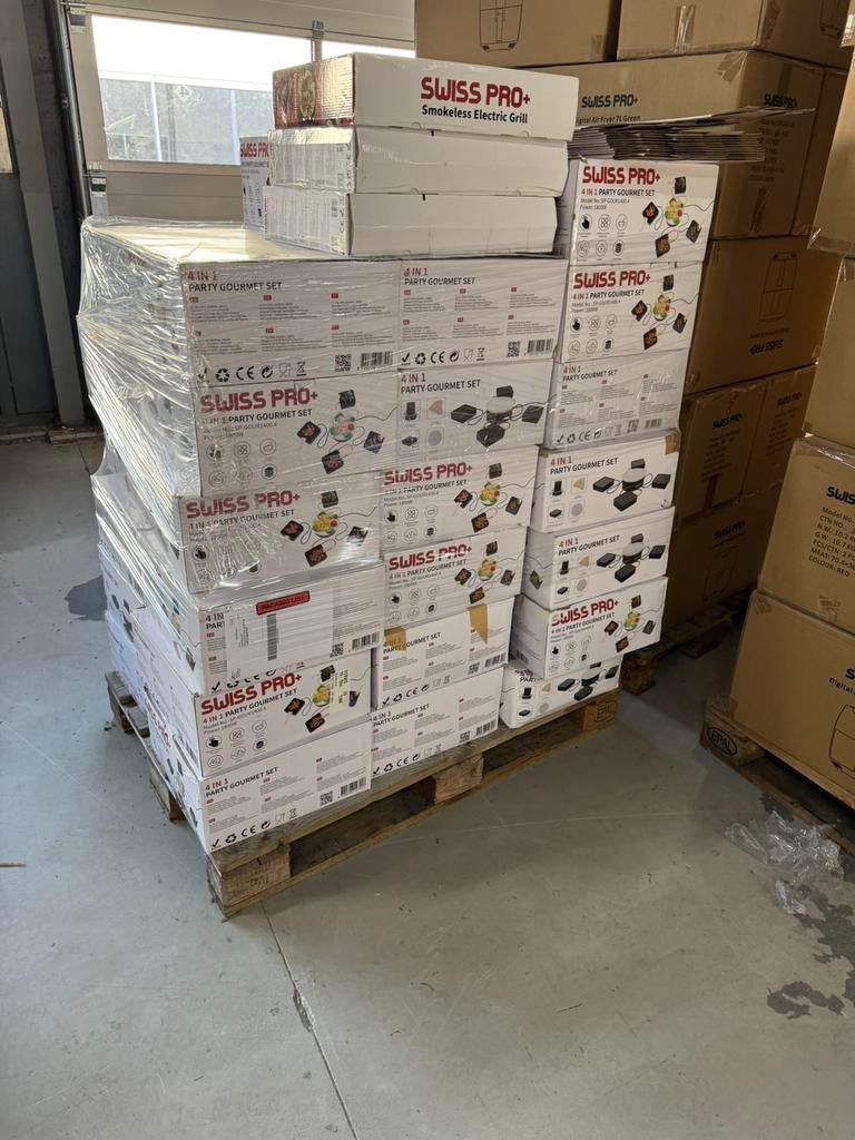 Mix pallet retour 40 x gourmet 4 in 1 winkelwaarde 79,95, Ophalen of Verzenden, Zo goed als nieuw