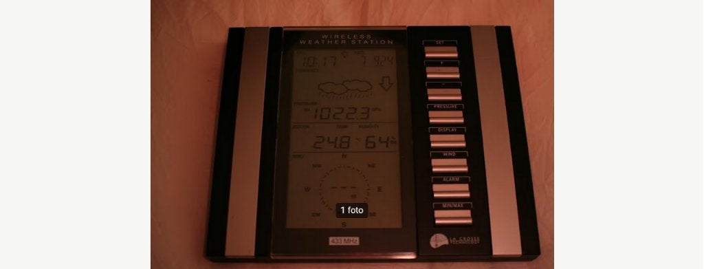 Weerstation Station., Ophalen, Zo goed als nieuw, Weerstation