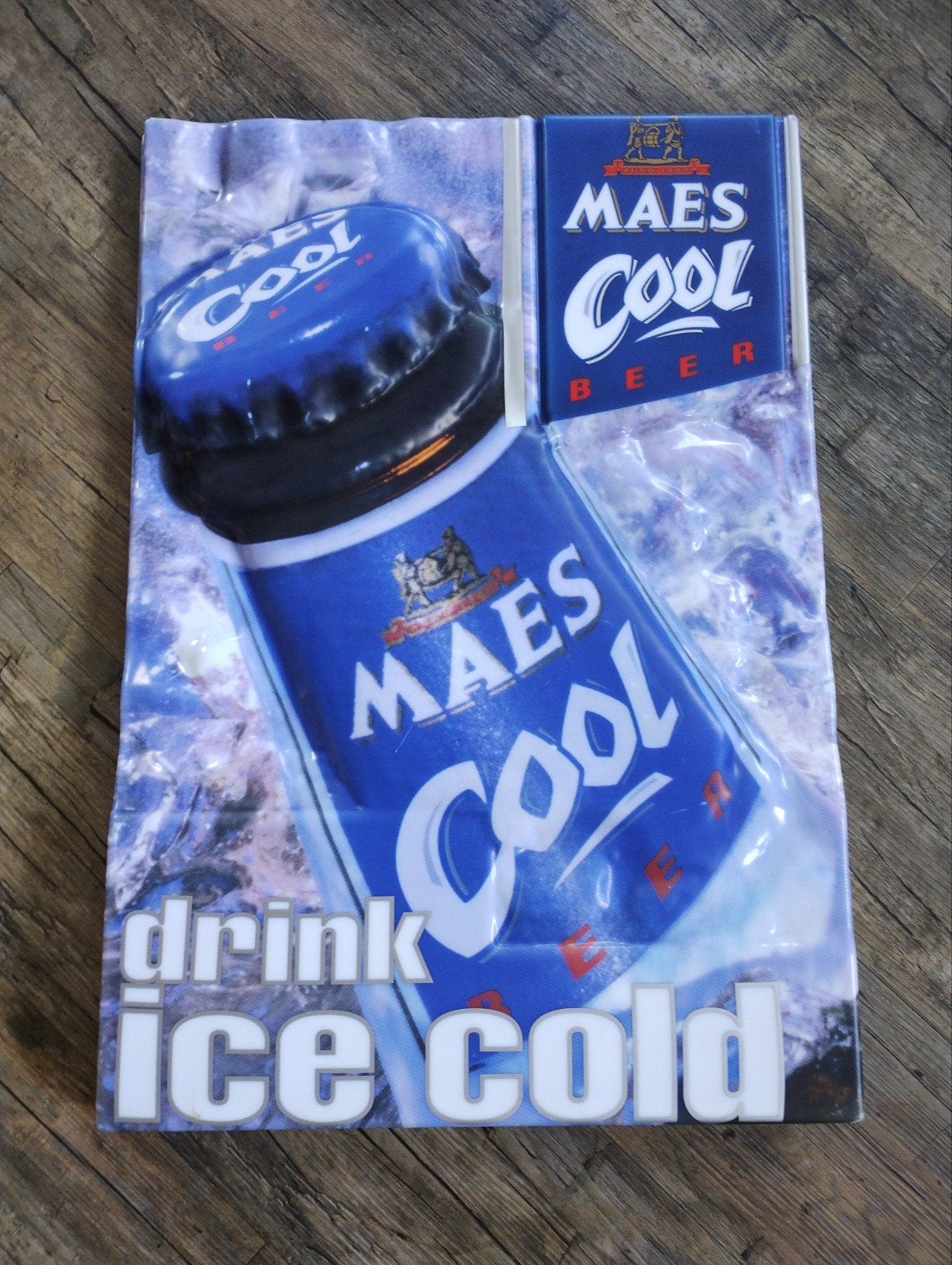 Maes bier 3d reclamebord, Ophalen of Verzenden, Gebruikt, Reclamebord, Plaat of Schild, Overige merken