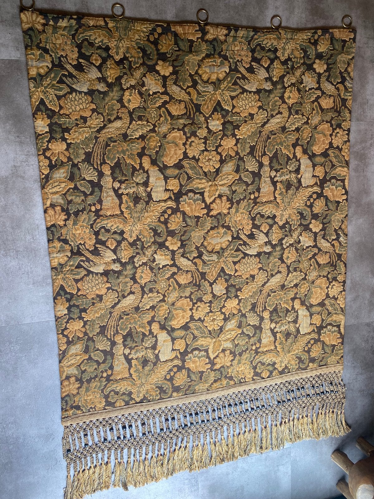 Oude gobelin(wandkleed), klassieke afbeelding, Huis en Inrichting, Woonaccessoires | Wanddecoraties, 180 cm, Gebruikt, Vintage