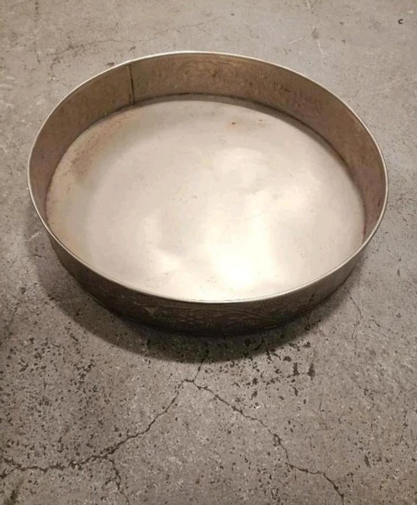2x Mooie vintage servies schalen, Ophalen of Verzenden, Rond, Hout