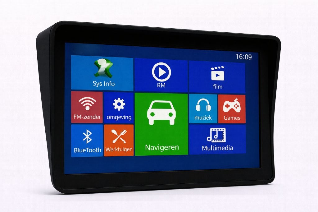 7” Camper / Caravan / Auto GPS Navigatiesysteem.BLUETOOTH, Ophalen of Verzenden, Nieuw