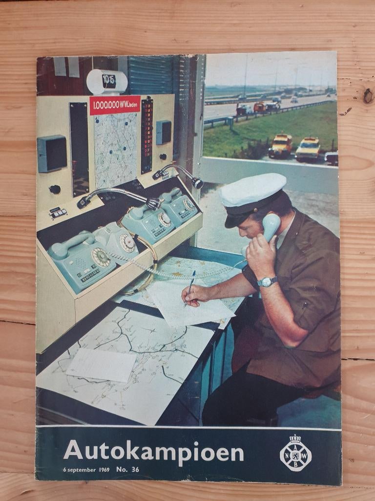 ANWB autokampioen september 1969 - nummer 36, Algemeen, Verzenden, Diverse auteurs, Zo goed als nieuw