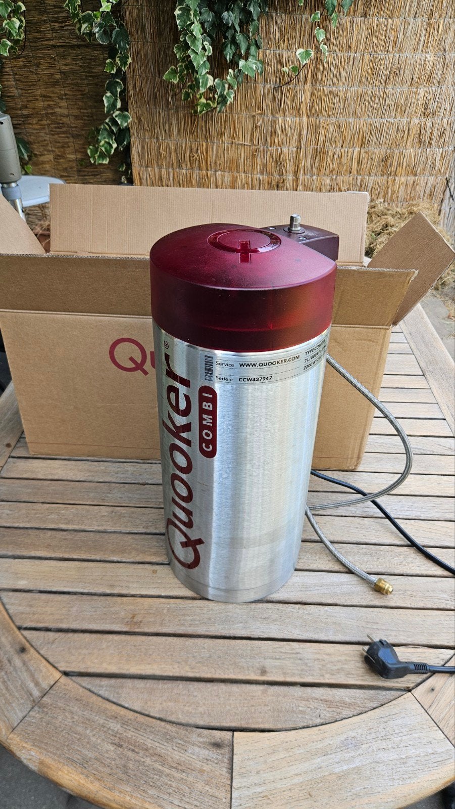 Quooker COMBI E (7 liter) reservoir - Zo goed als nieuw, Ophalen, Zo goed als nieuw