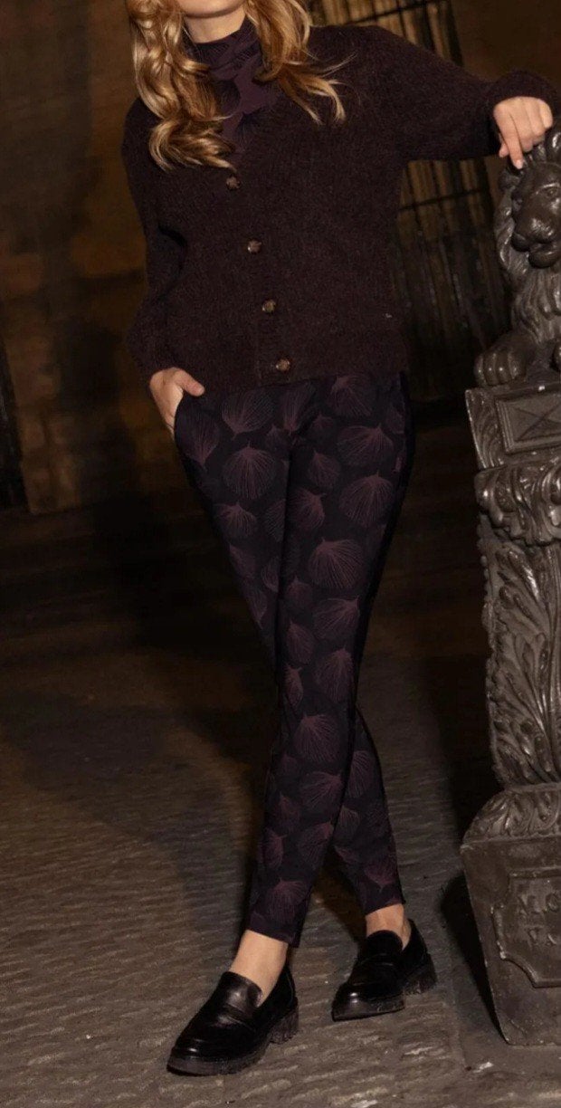 Downstep feather trousers Studio Anneloes, L, Studio Anneloes, Paars, Maat 42/44 (L), Ophalen of Verzenden