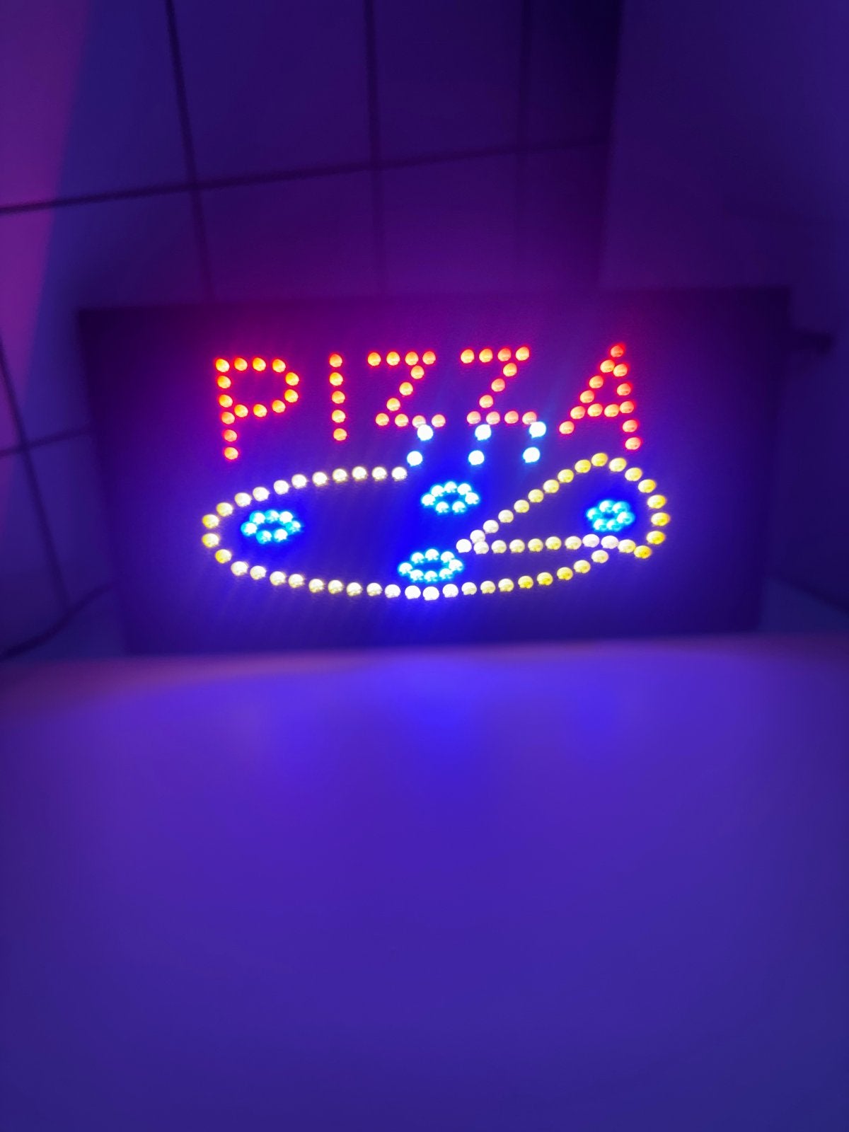 LED Pizza Neon Reclamebord - Lichtreclame voor Horeca, Ophalen of Verzenden