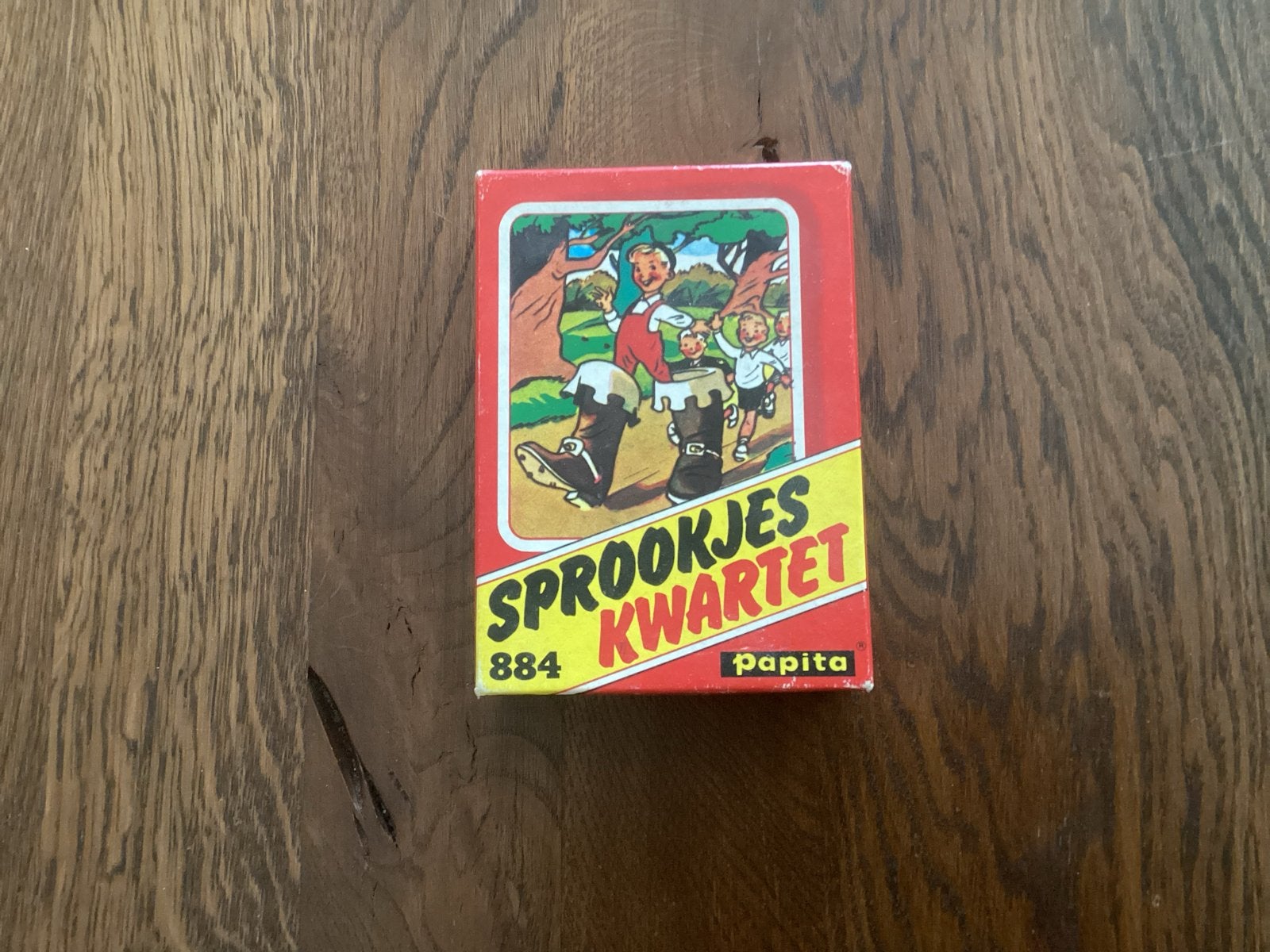 Sprookjes Kwintet 884 Papita - Vintage Kaartspel, Drie of vier spelers, Ophalen of Verzenden, Gebruikt
