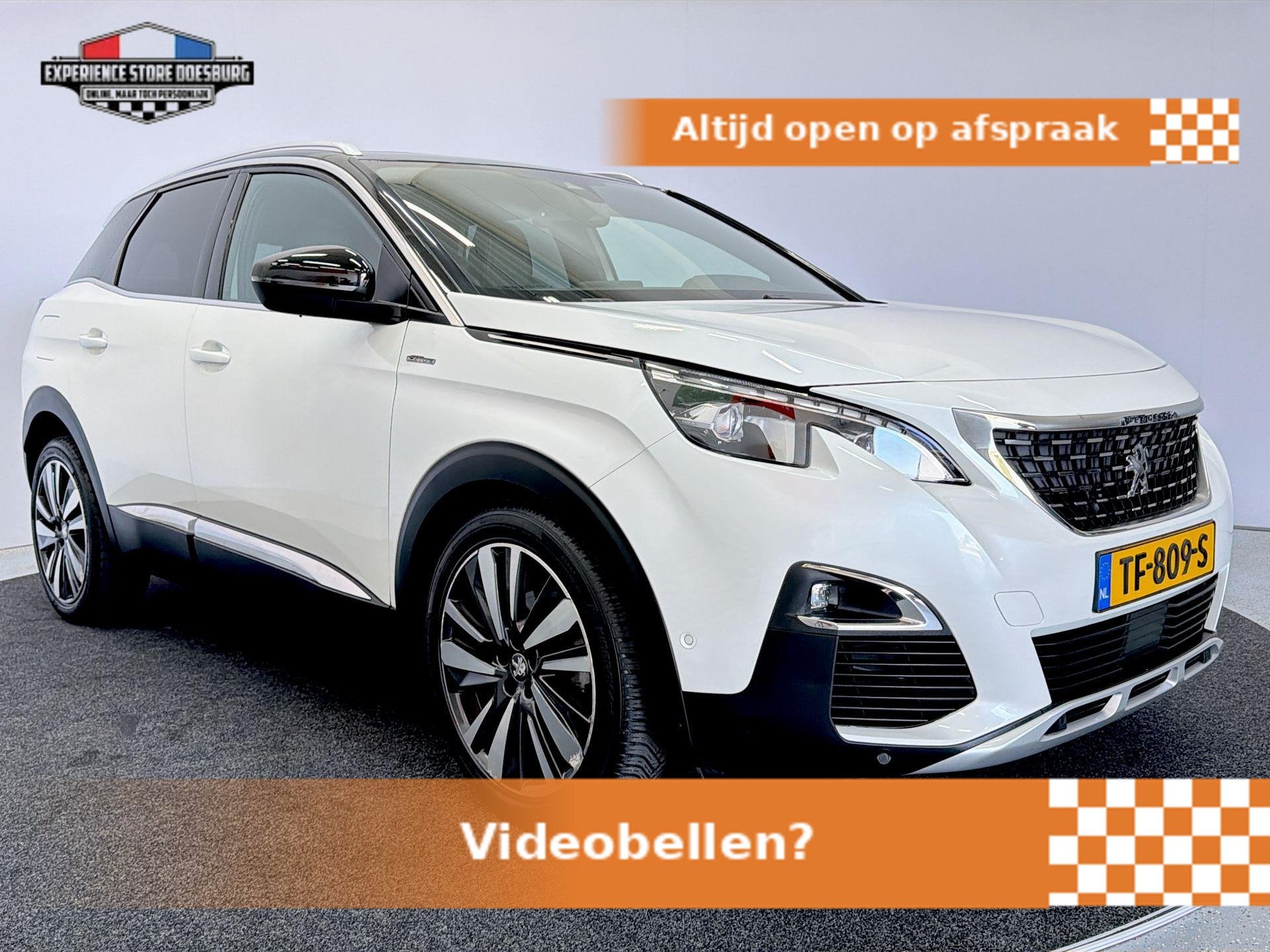 Peugeot 3008 1.6 e-THP GT Line - Franse flair met sportief k, Auto's, Euro 6, 4 cilinders, Met garantie (alle), Leder en Stof