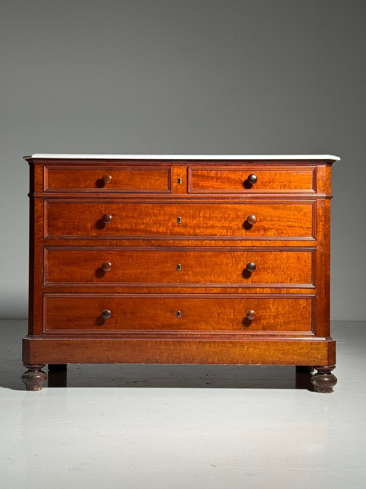 Mahonie commode 19e eeuw