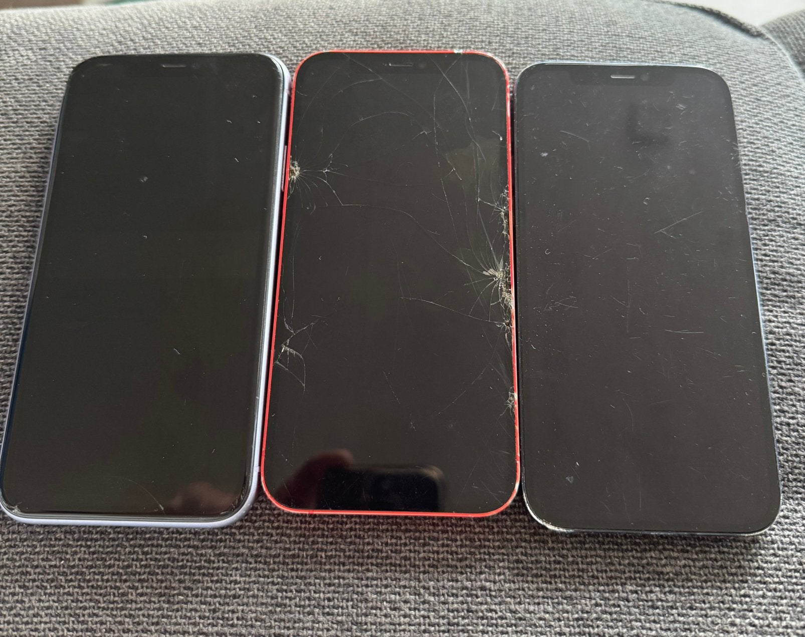 3-tal Iphones met schade, Ophalen of Verzenden, Gebruikt, 128 GB