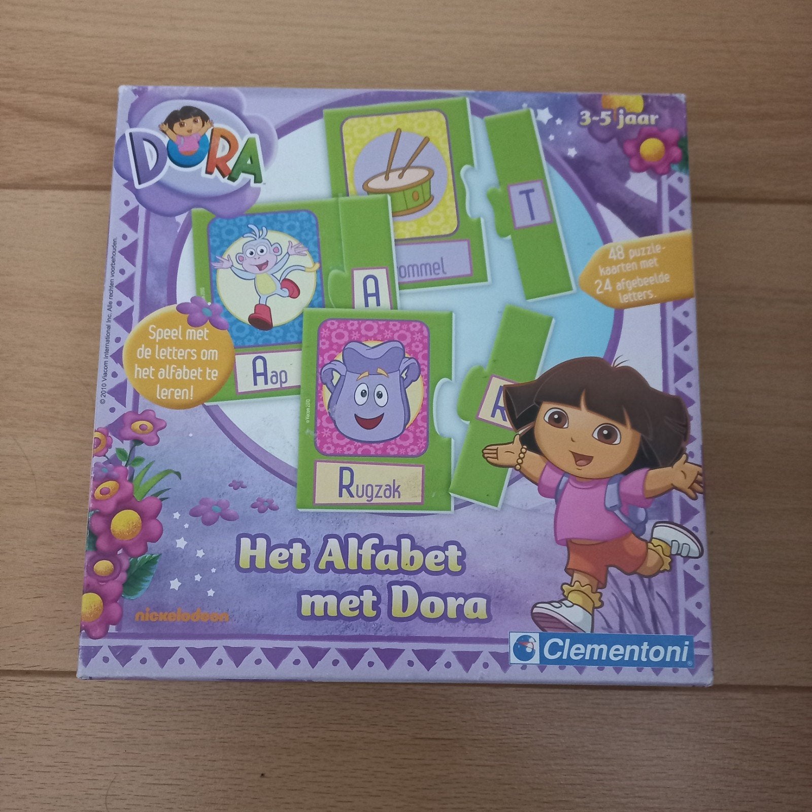 Dora Alfabet puzzel, Ophalen of Verzenden, Zo goed als nieuw, Puzzelen