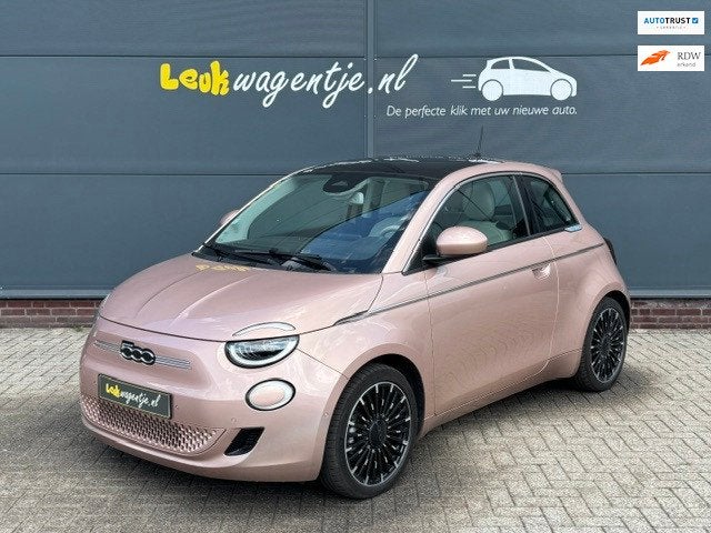 Fiat 500 e 3+1 La Prima 42 kWh *extra deurtje *topmodel *17", 1300 kg, Gebruikt, 118 pk, Overige kleuren