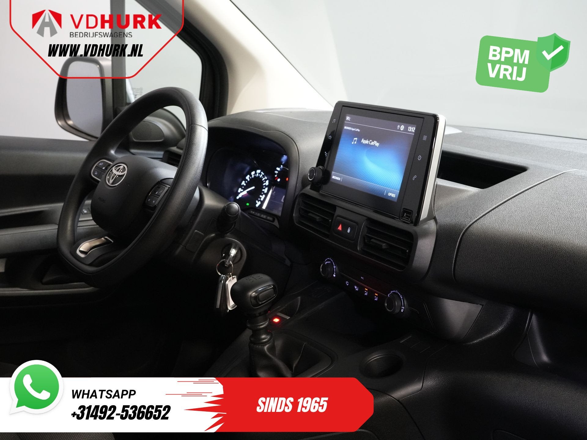 Toyota PROACE CITY 1.5 130 pk L2 Carplay/ 3Pers/ Cruise/ Air, Voorwielaandrijving, Gebruikt, Origineel Nederlands, Bedrijf