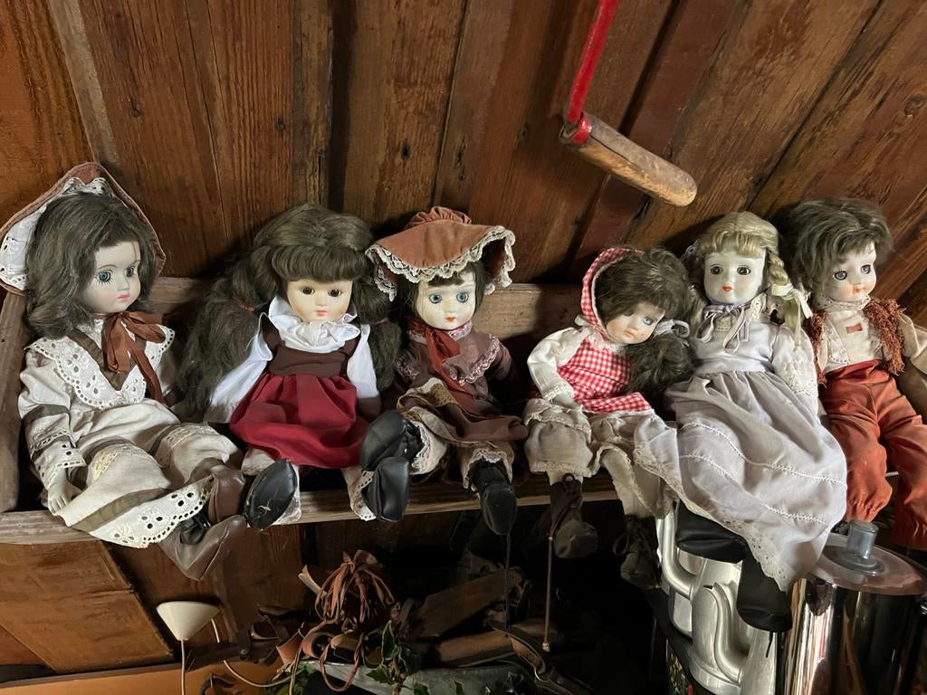 Porseleinen poppen, Ophalen, Gebruikt, Pop