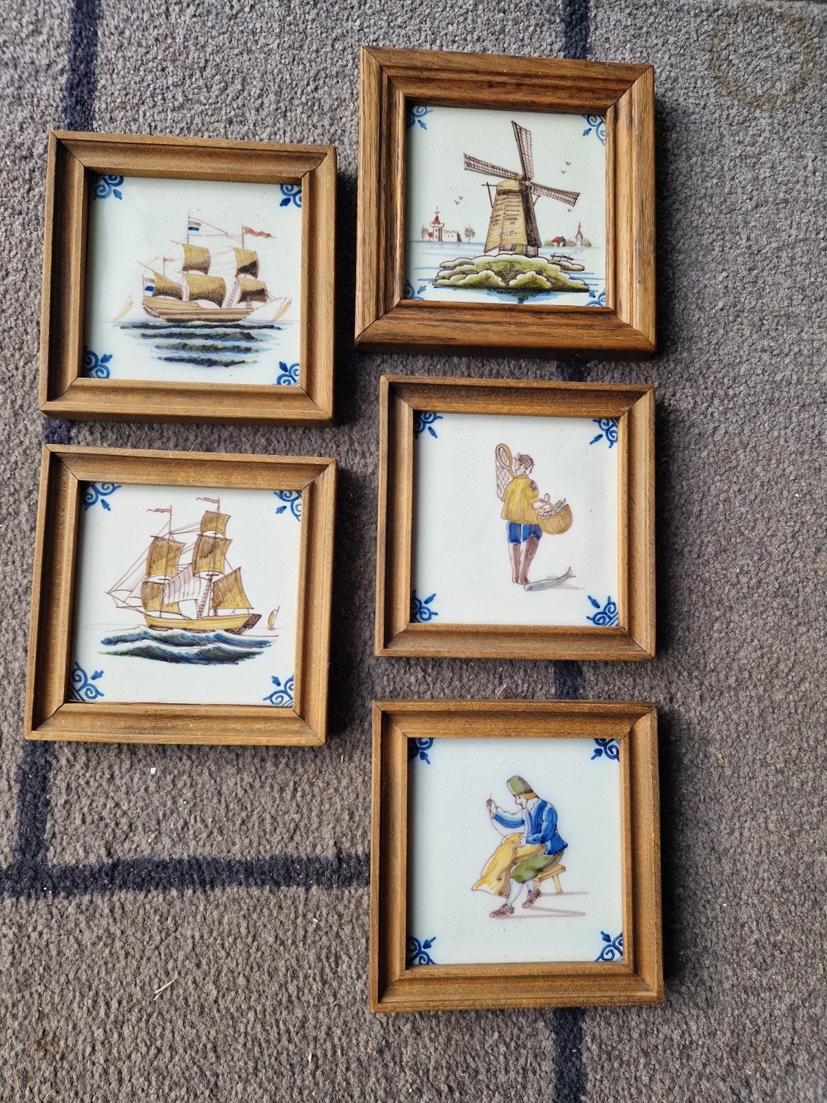 oud hollandse wand tegels, koninklijke aardewerk, Antiek en Kunst, Ophalen