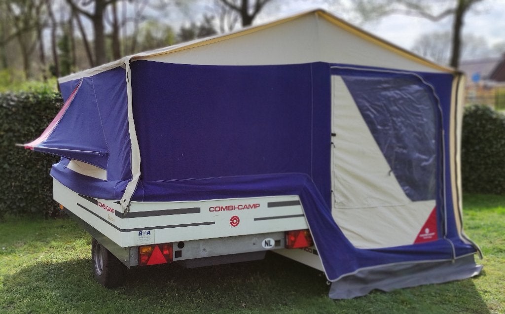 Combi-camp Venezia Quick geremd superlicht prima staat 2004, Caravans en Kamperen, Tenten, Ophalen, Zo goed als nieuw, Tot en met 4