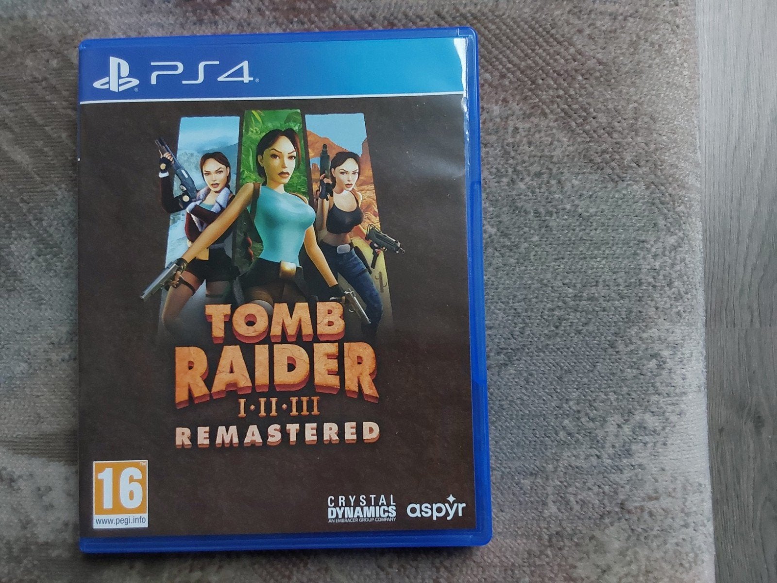 Tombraider remastered deel 1-2-3, 1 speler, Zo goed als nieuw, Vanaf 16 jaar, Ophalen
