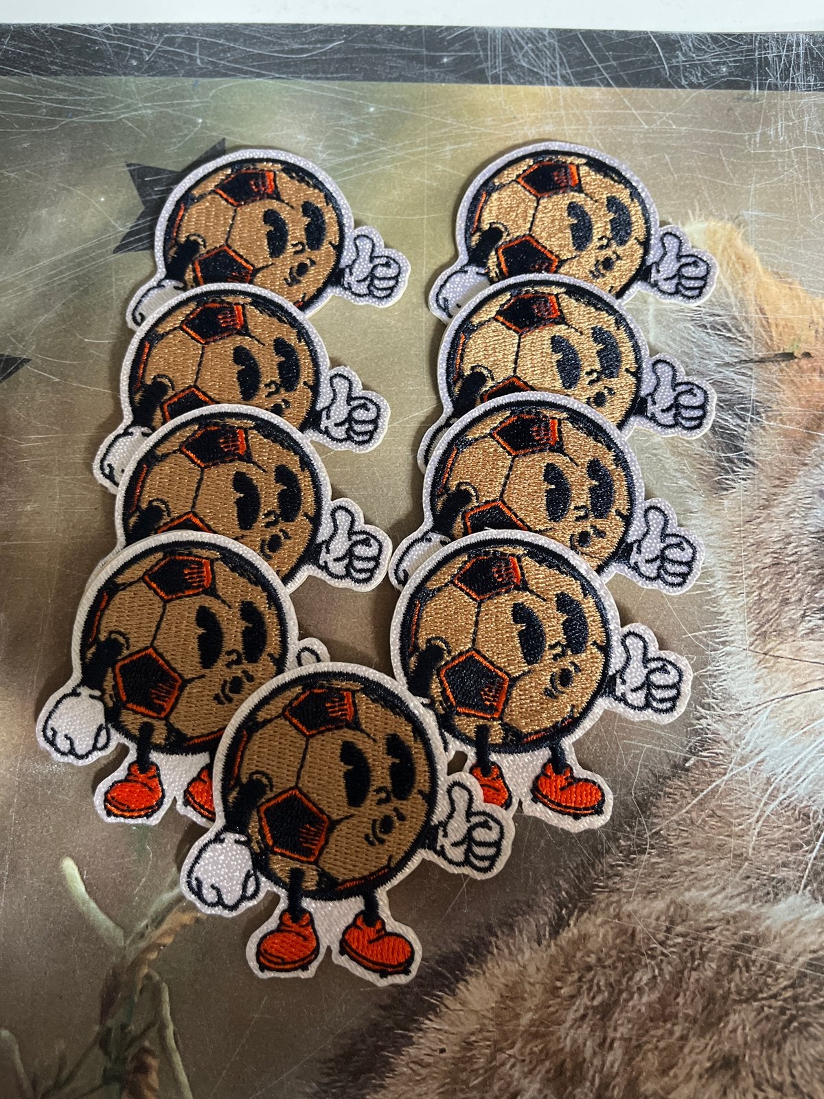 Voetbal Patches - Set van 9 Stuks, Verzenden, Zo goed als nieuw, Overige applicaties